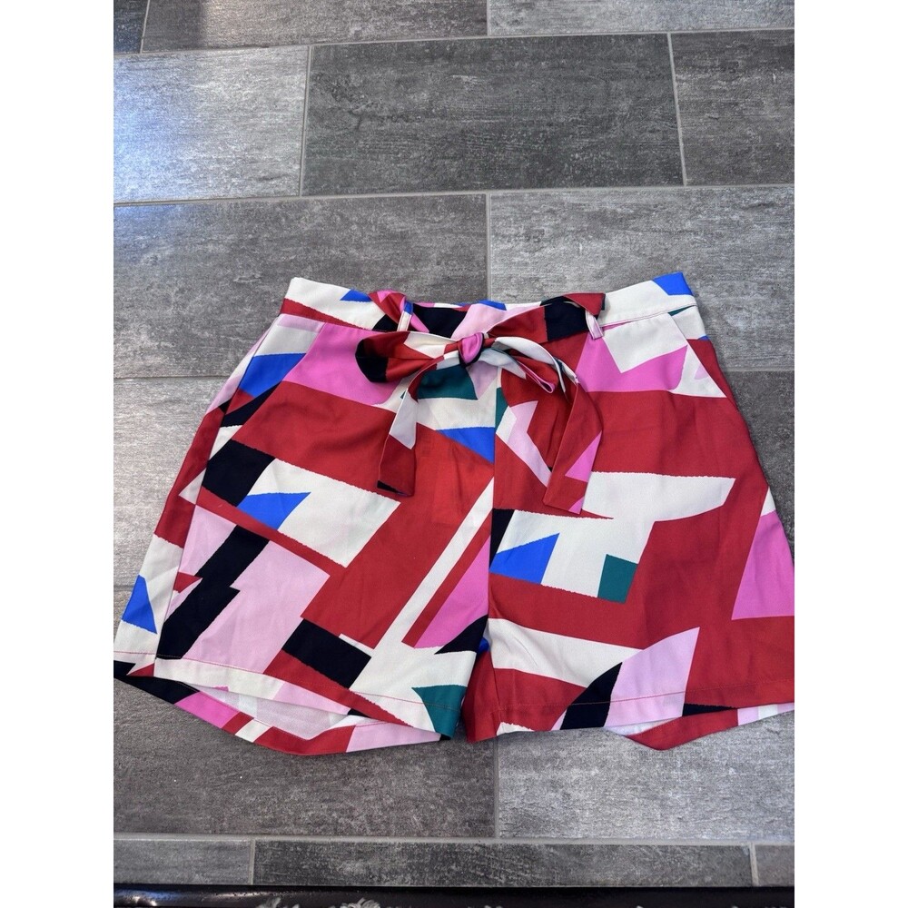 Lili Sidonio Woven Short, Off White Millie, Large, New, Red, Cream, Blue, Pink